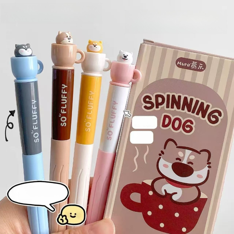 Gel Refill Pack - Kawaii Briefpapier Roterend Theekopje Puppy Creatief