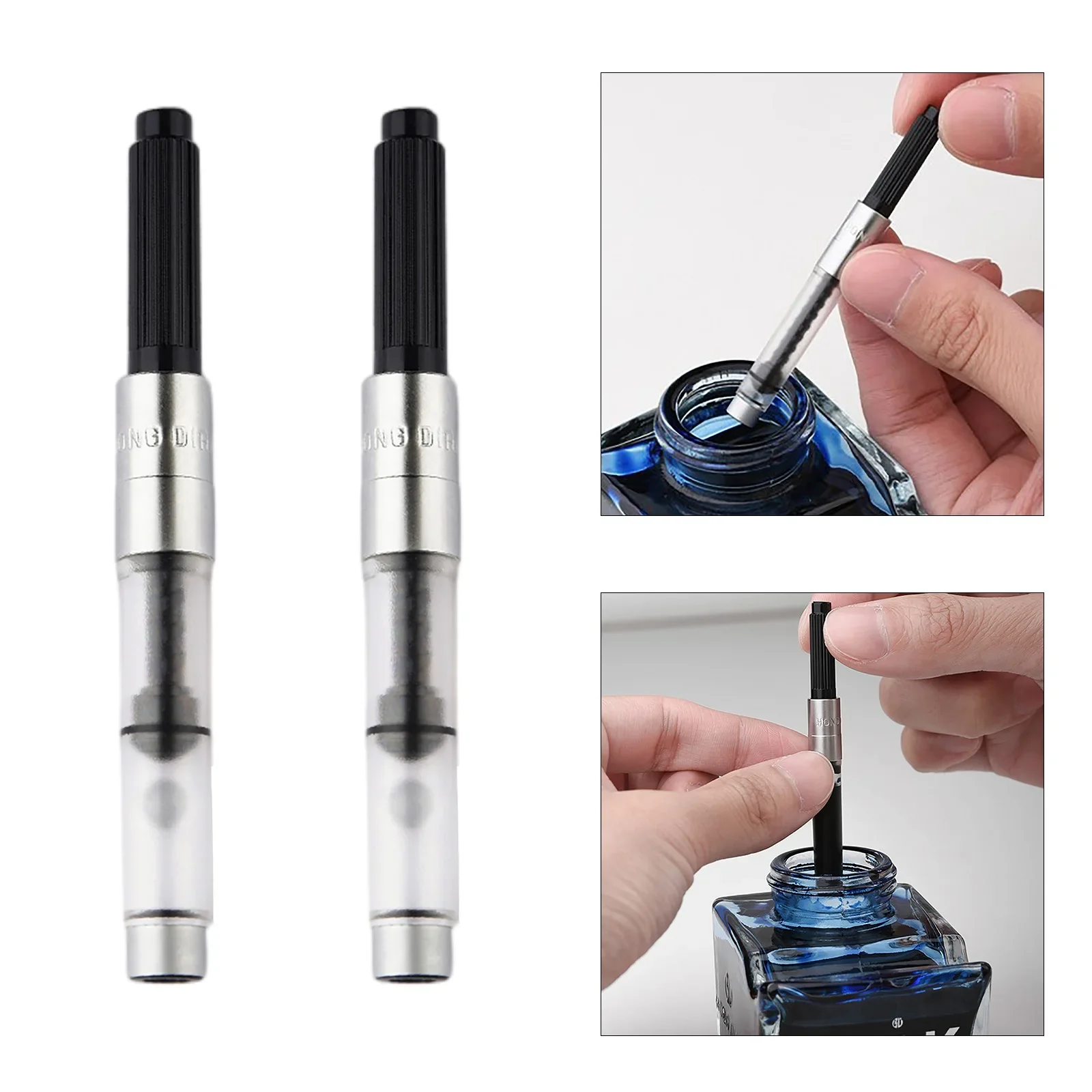 Fountain Pen Bottled Ink - 2 Stuks Roterende Inkt Absorber Filler