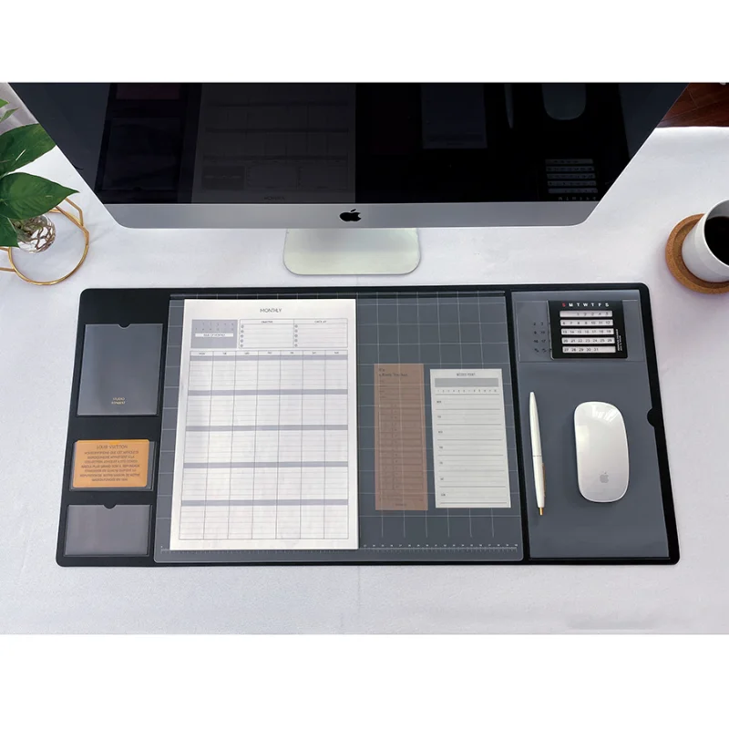 Leather Desk Pad - Draagbare Memo Pad Grote muismat Gaming
