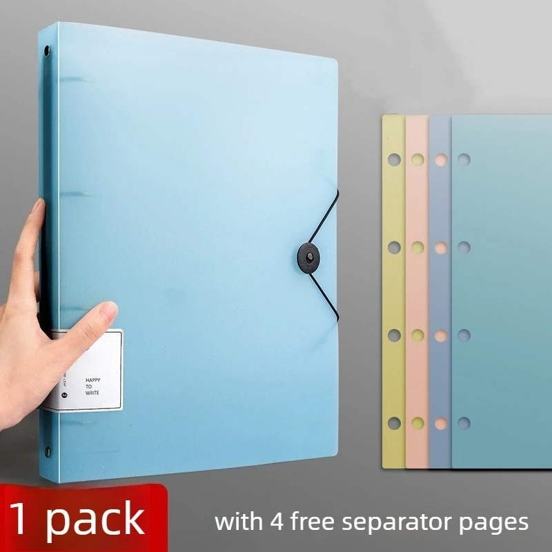 Binder A4 Lever - 4-gaats A4 papier perforator map losbladige