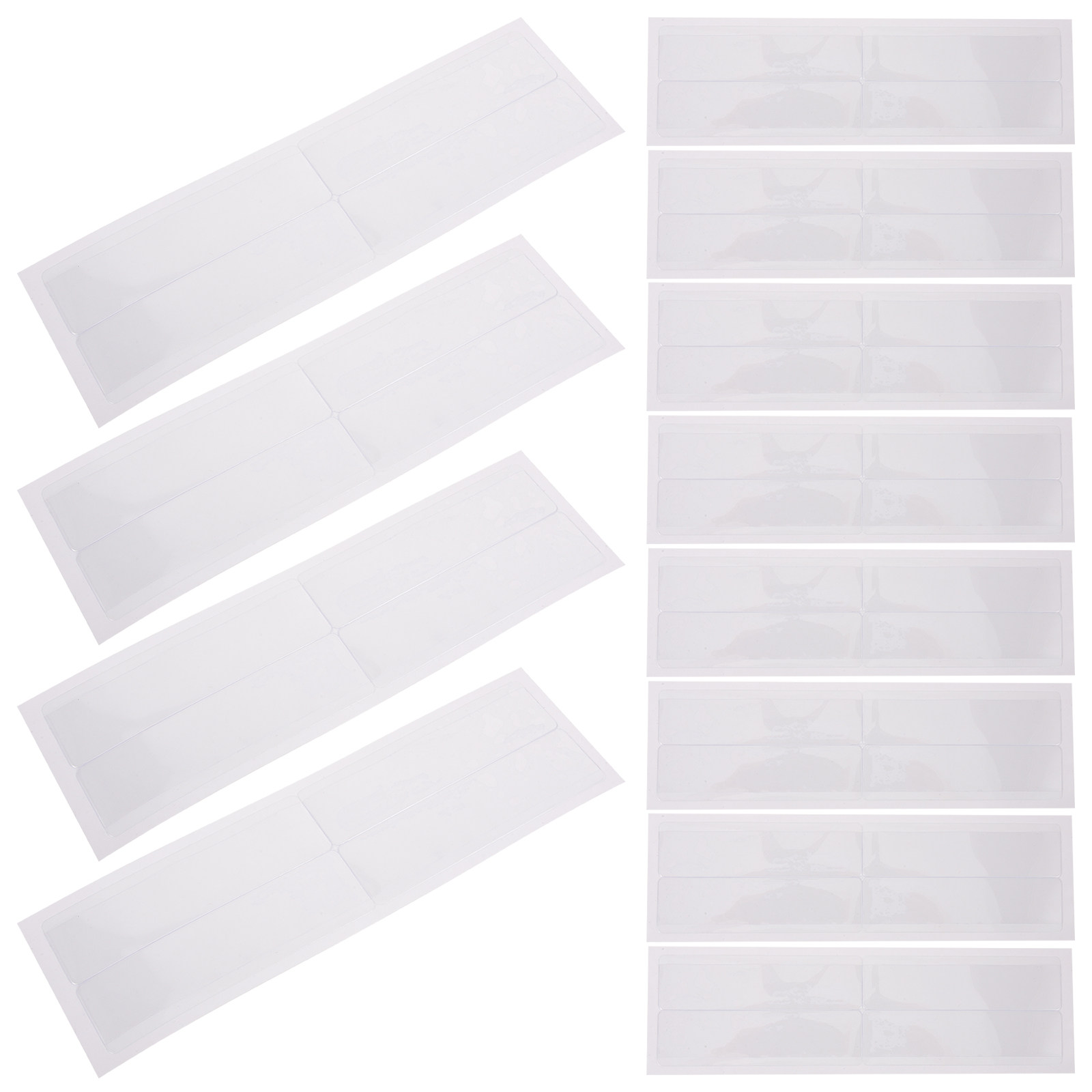 Index Card Holder - 1 set zelfklevende etikethouders, transparante plastic