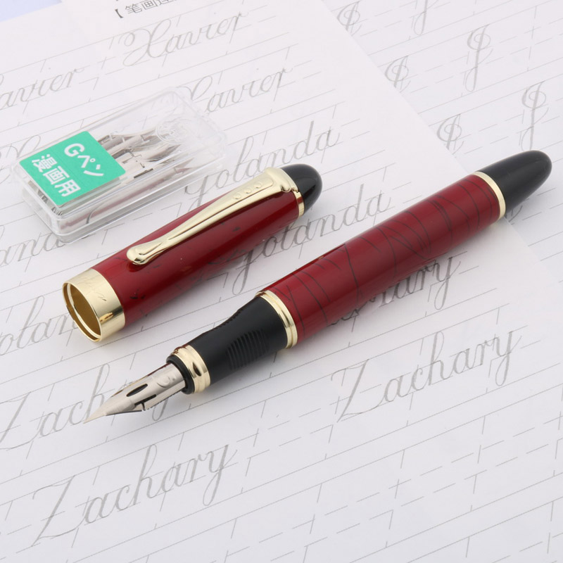 Zebra Pen Sarasa - Luxe Jinhao 450 Vulpen Koperplaat Engels