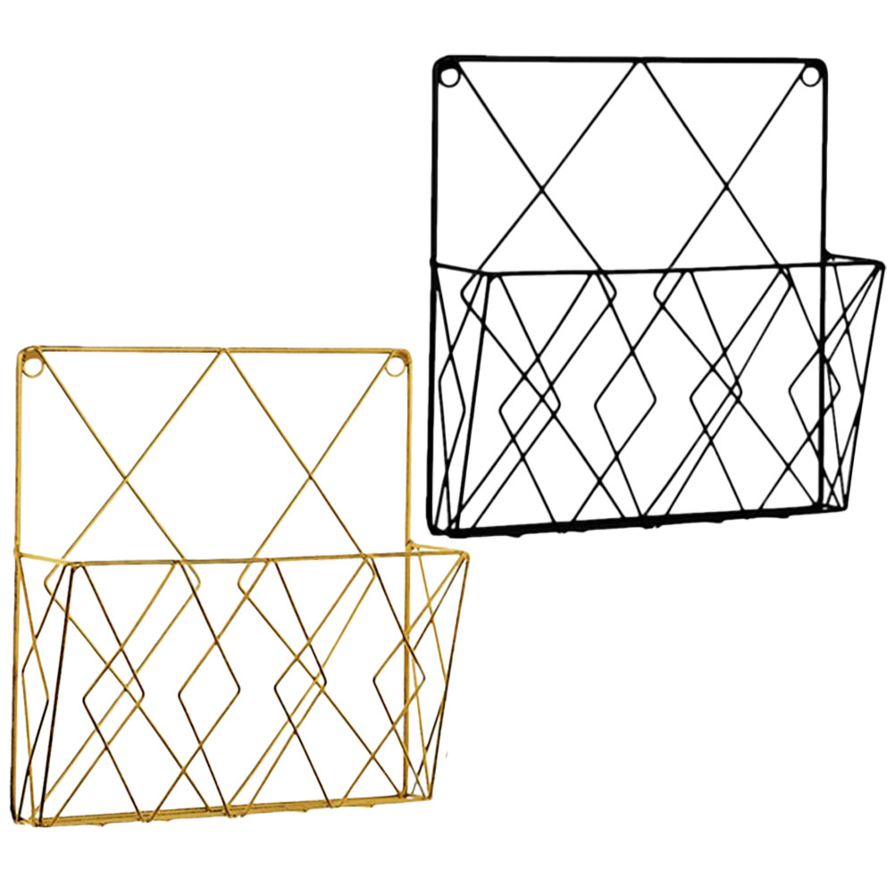 2 stuks premium metalen wandma - Magazine Holder Rack recensie en prijs