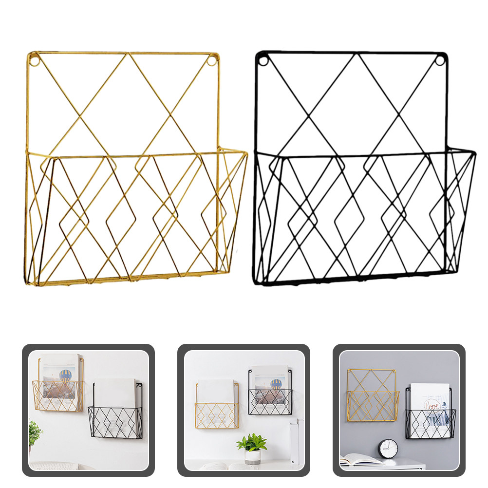 2 stuks premium metalen wandma - Magazine Holder Rack recensie en prijs