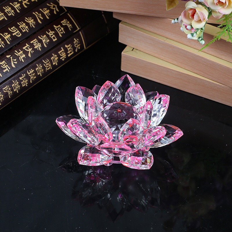 Kristallen lotusbloem beeldje  - Paper Weight Crystal recensie en prijs