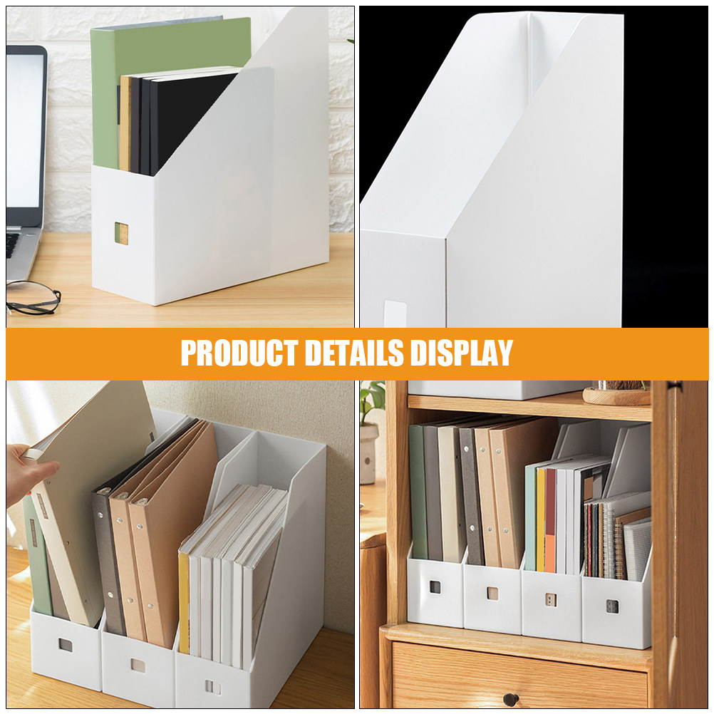 4-delige plastic opbergdoos vo - Magazine Holder Rack recensie en prijs