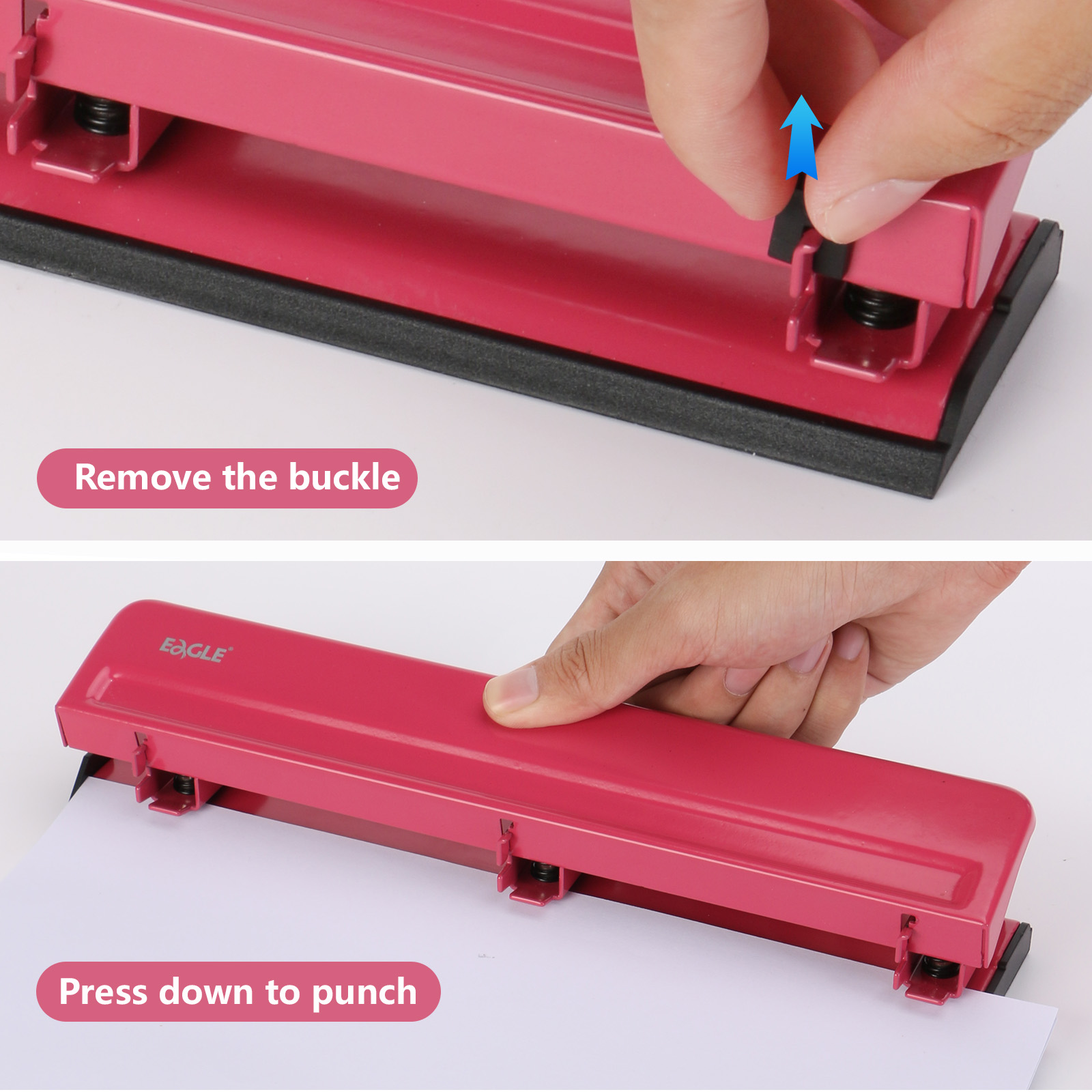 EAGLE 3-gaats perforator voor  - Binder A4 Lever recensie en prijs