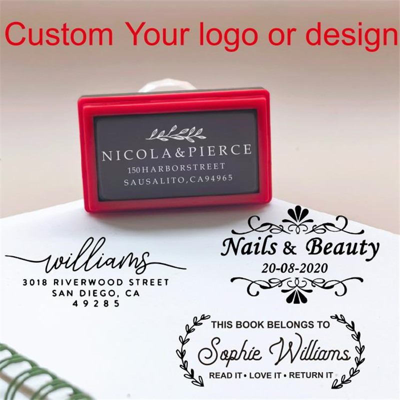 Gepersonaliseerde logo zelfink - Rubber Date Stamp recensie en prijs